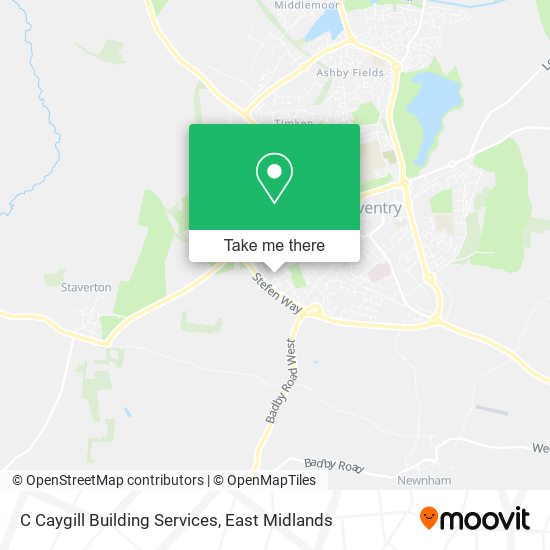 C Caygill Building Services map