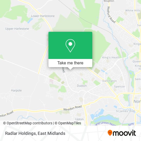 Radlar Holdings map