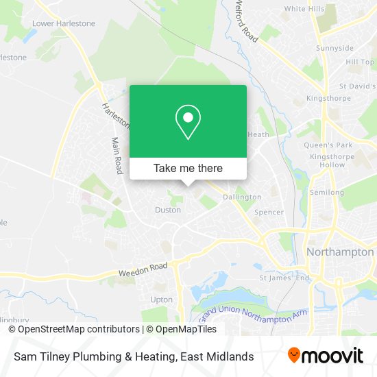 Sam Tilney Plumbing & Heating map