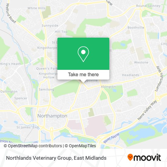 Northlands Veterinary Group map