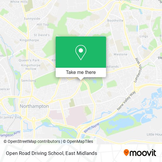 Open Road Driving School map