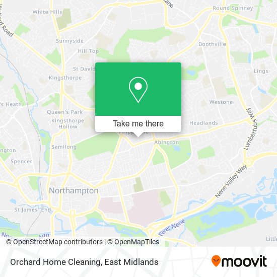 Orchard Home Cleaning map