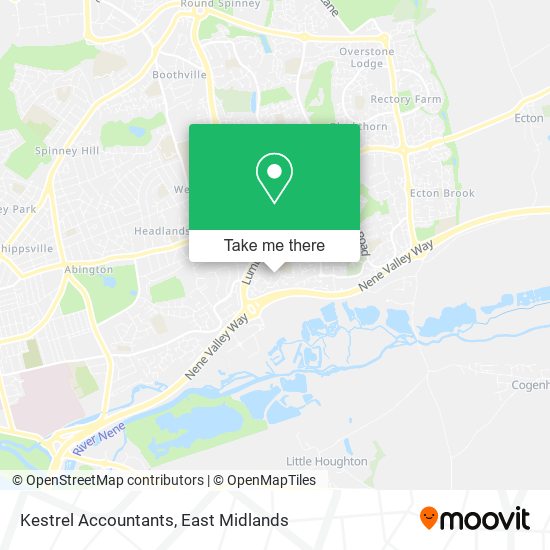 Kestrel Accountants map