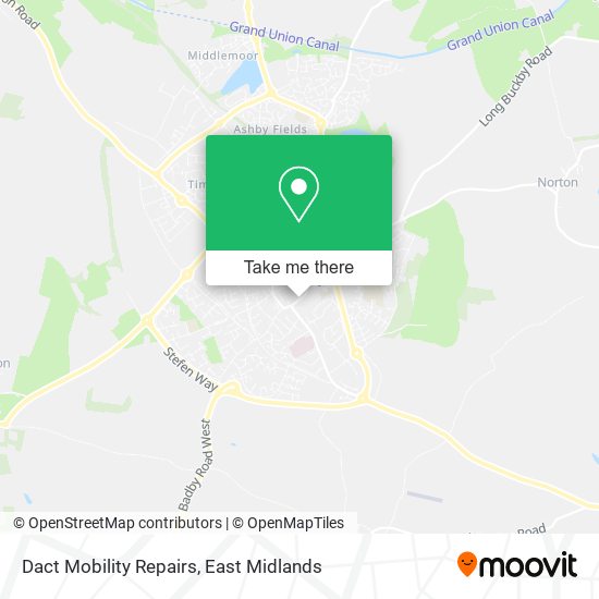 Dact Mobility Repairs map