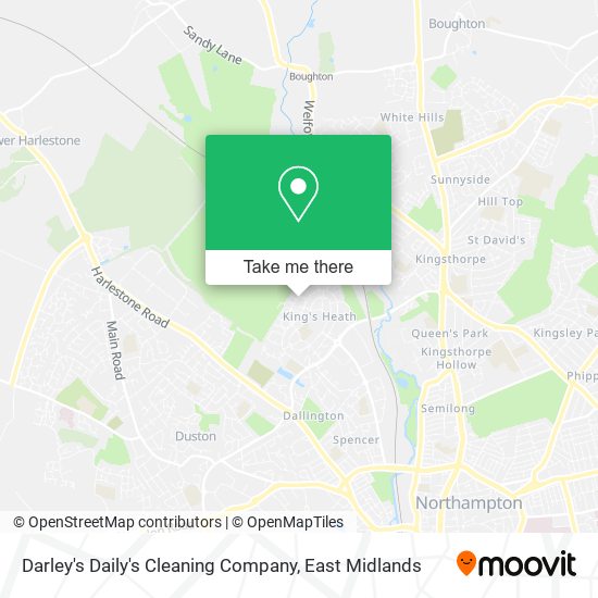 Darley's Daily's Cleaning Company map