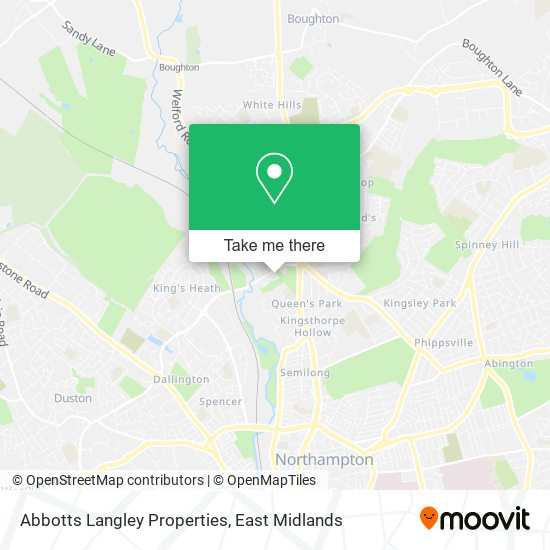 Abbotts Langley Properties map