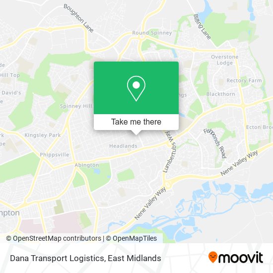 Dana Transport Logistics map