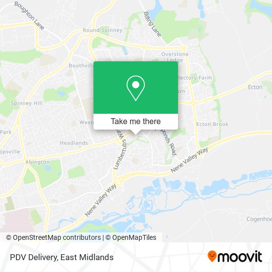 PDV Delivery map