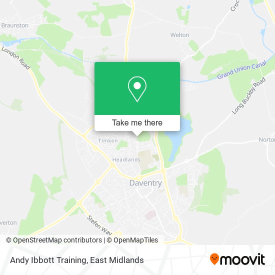 Andy Ibbott Training map