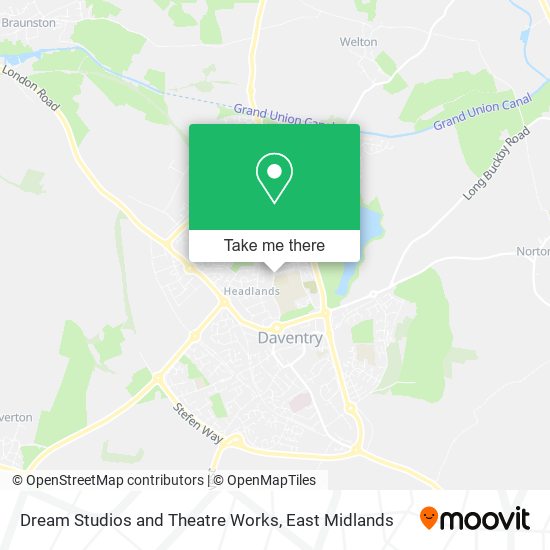 Dream Studios and Theatre Works map