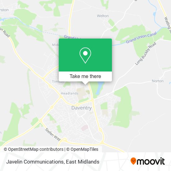 Javelin Communications map