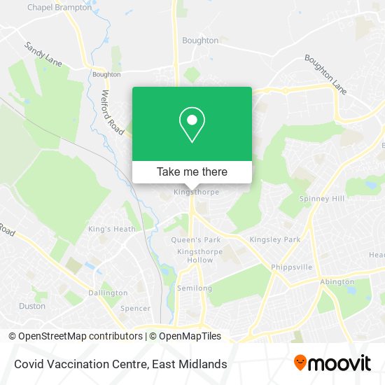 Covid Vaccination Centre map