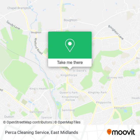Perca Cleaning Service map