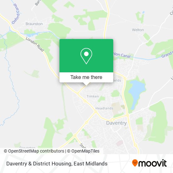 Daventry & District Housing map