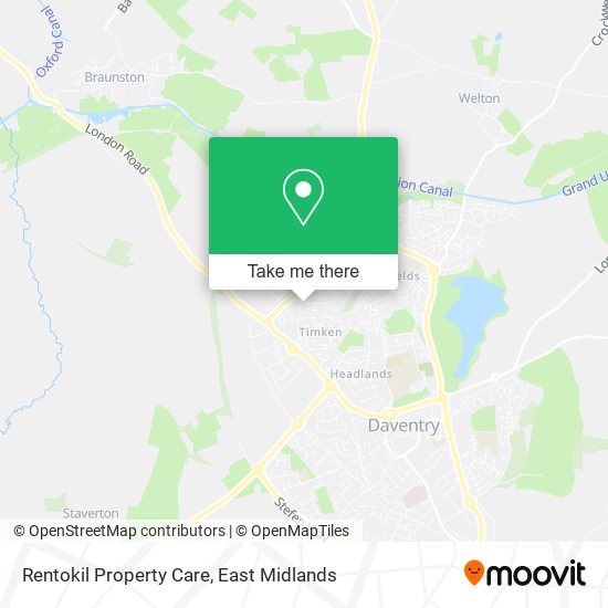 Rentokil Property Care map