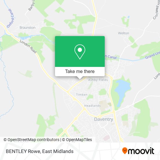 BENTLEY Rowe map