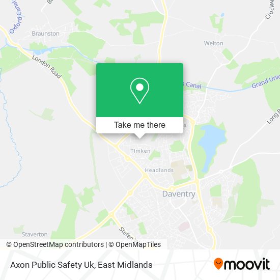 Axon Public Safety Uk map