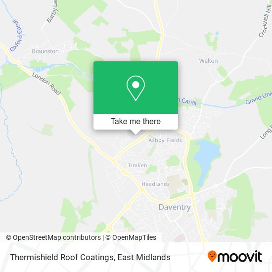 Thermishield Roof Coatings map