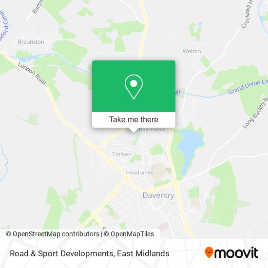 Road & Sport Developments map