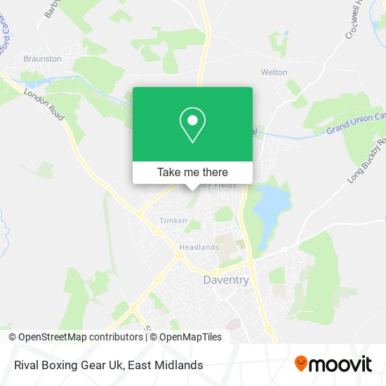 Rival Boxing Gear Uk map