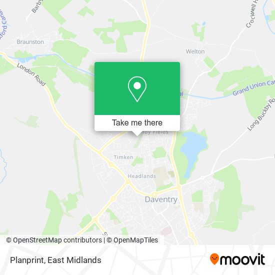 Planprint map
