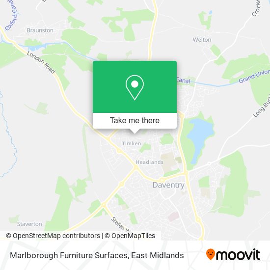 Marlborough Furniture Surfaces map