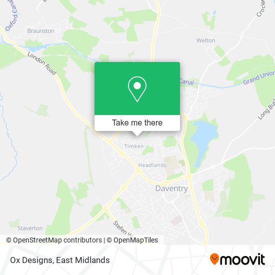 Ox Designs map