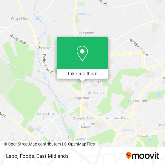 Laboj Foods map