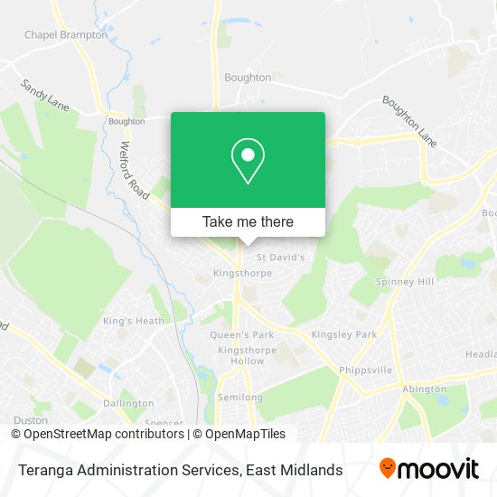 Teranga Administration Services map