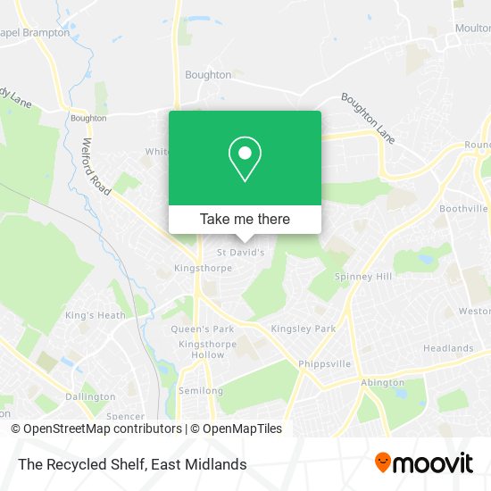 The Recycled Shelf map