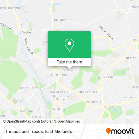 Threads and Treads map