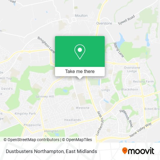 Dustbusters Northampton map