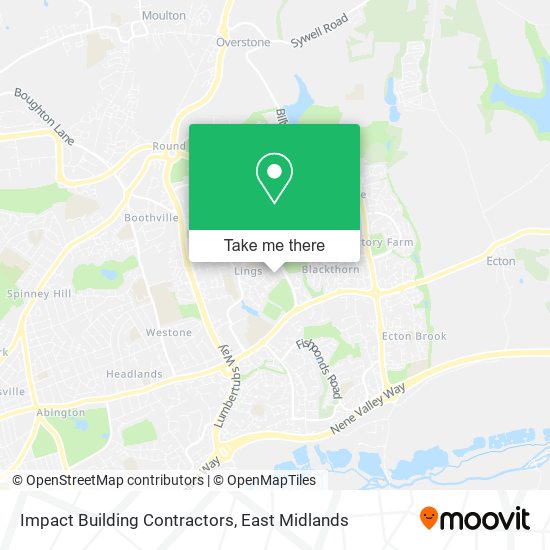 Impact Building Contractors map