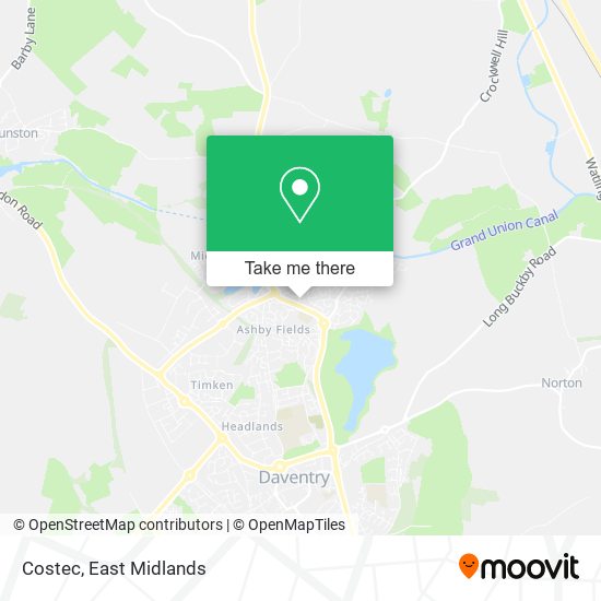 Costec map