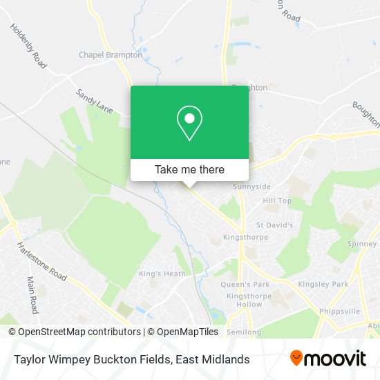 Taylor Wimpey Buckton Fields map