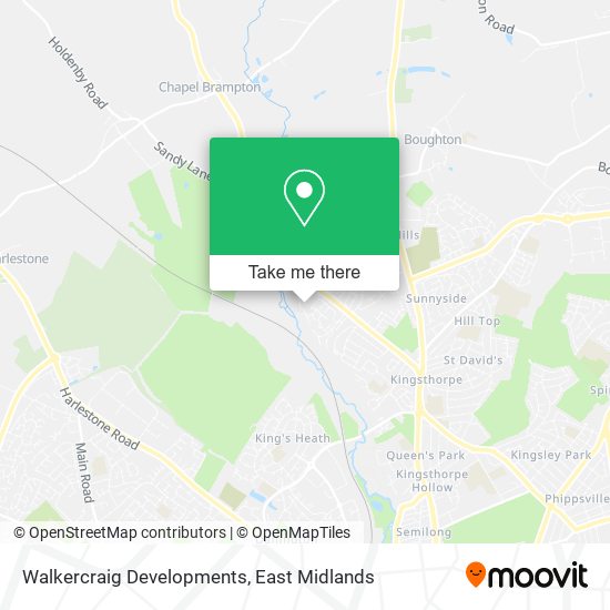 Walkercraig Developments map