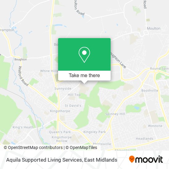 Aquila Supported Living Services map