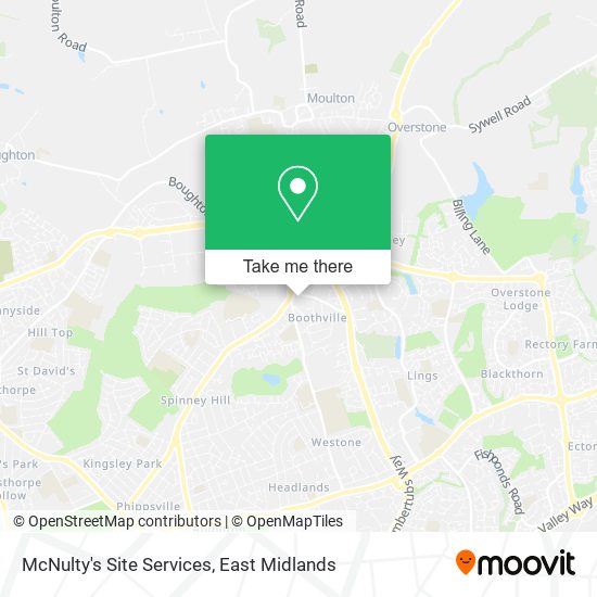 McNulty's Site Services map