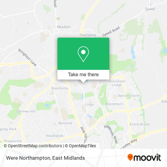 Were Northampton map