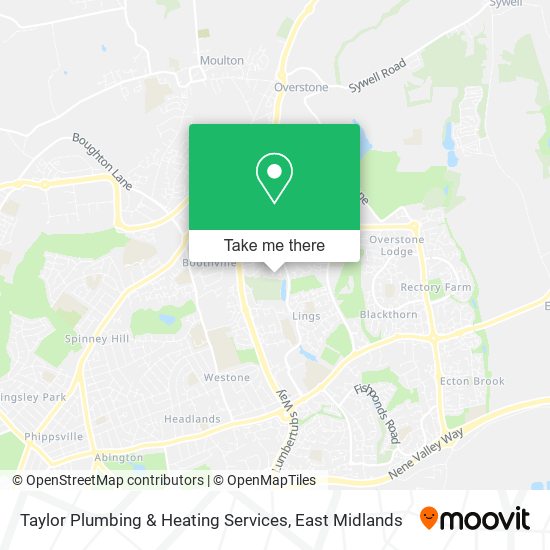 Taylor Plumbing & Heating Services map