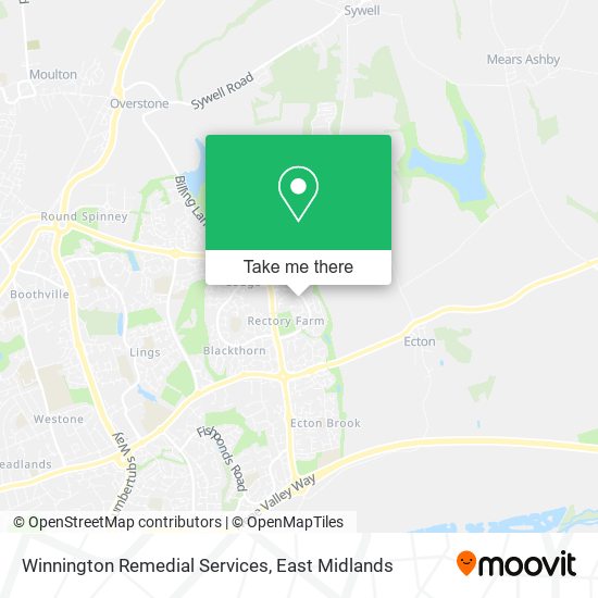 Winnington Remedial Services map