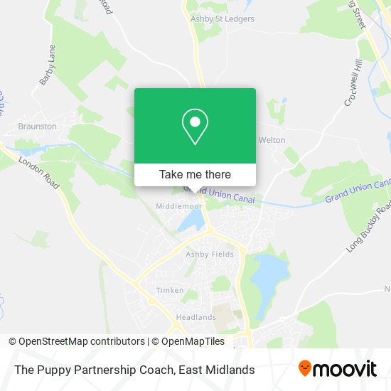 The Puppy Partnership Coach map