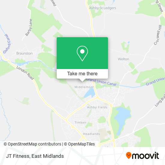 JT Fitness map
