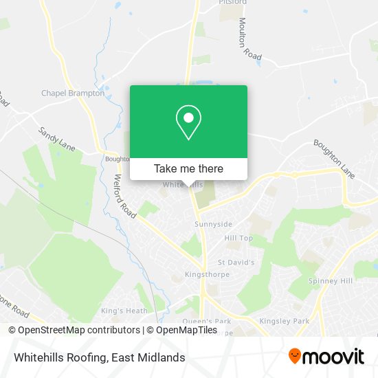 Whitehills Roofing map