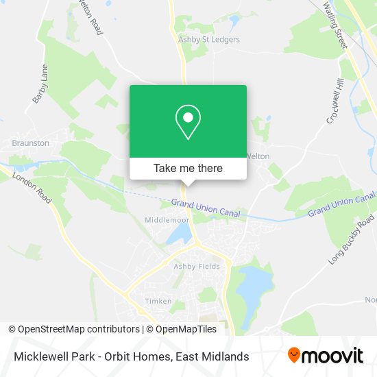 Micklewell Park - Orbit Homes map