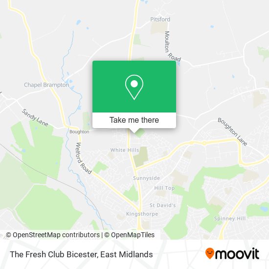 The Fresh Club Bicester map