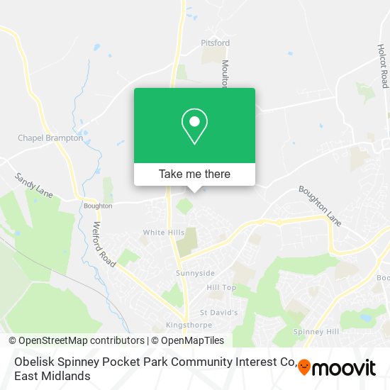 Obelisk Spinney Pocket Park Community Interest Co map