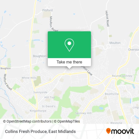 Collins Fresh Produce map