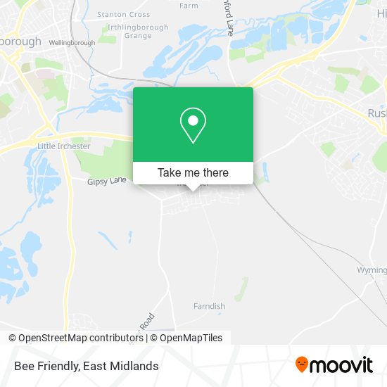Bee Friendly map