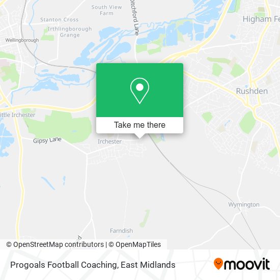 Progoals Football Coaching map